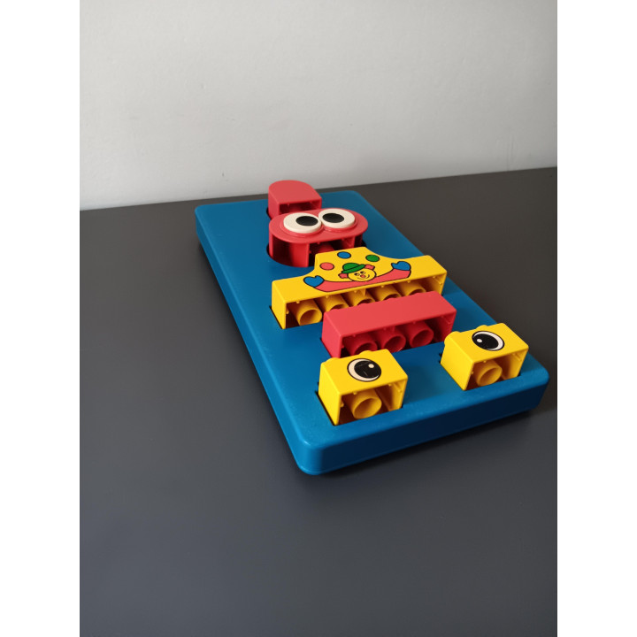 Duplo Clown Bouwset met Blauwe Grondplaat - Compleet