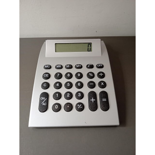 Grote bureau rekenmachine zilvergrijs | Angelique’s Kringloop