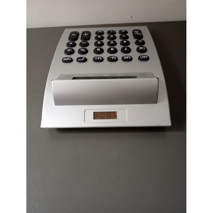 Grote bureau rekenmachine zilvergrijs | Angelique’s Kringloop