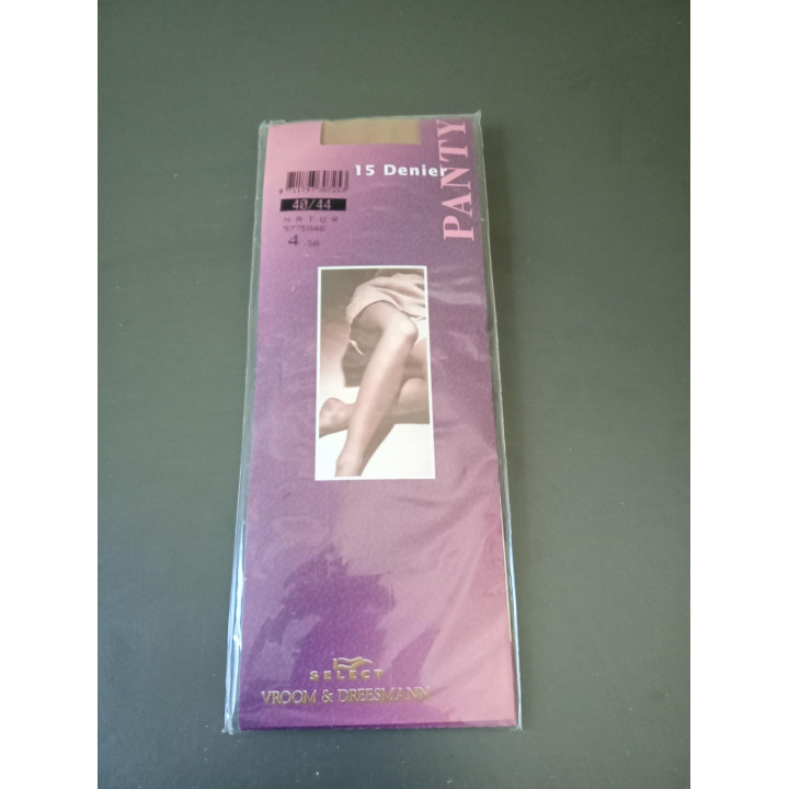 V&D panty 15 denier naturel 40/44 | Angelique’s Kringloop