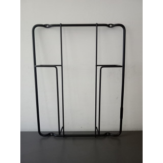 Zwart metalen tijdschriftenrek wand | Angelique’s Kringloop