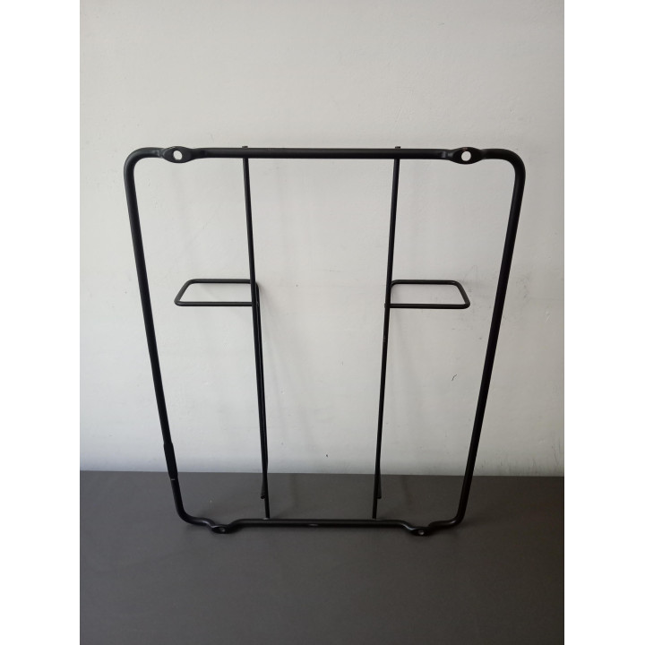 Zwart metalen tijdschriftenrek wand | Angelique’s Kringloop