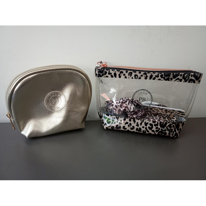 PB Beauty toilettas set luipaardprint | Angelique’s Kringloop