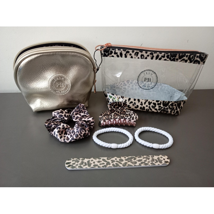 PB Beauty toilettas set luipaardprint | Angelique’s Kringloop