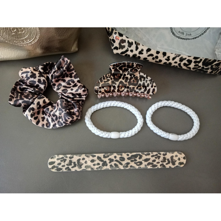 PB Beauty toilettas set luipaardprint | Angelique’s Kringloop