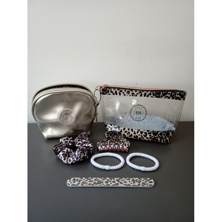 PB Beauty toilettas set luipaardprint | Angelique’s Kringloop