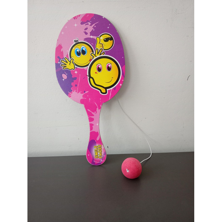 Houten racket met bal emoji | Angelique’s Kringloop