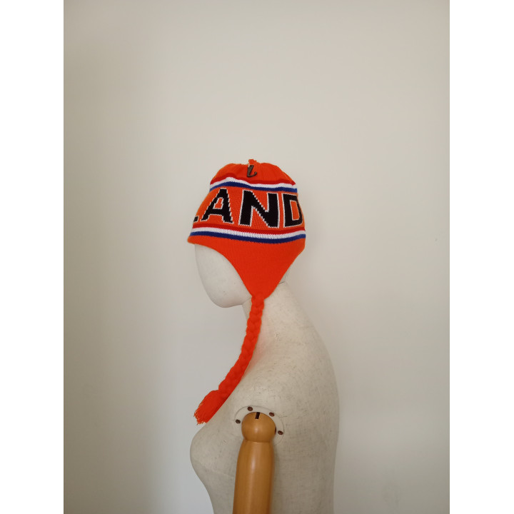Holland Wintermuts met Vlechten Oranje | One Size
