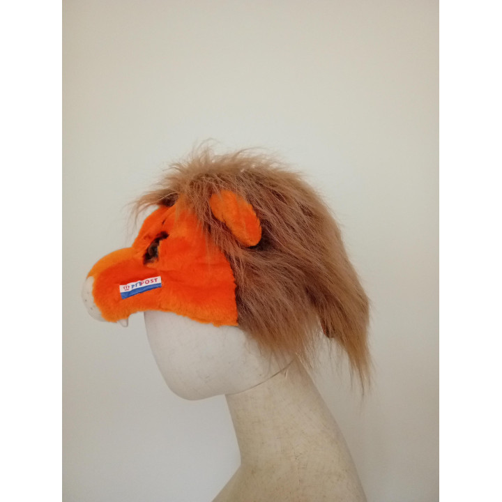 Vintage PTT Post Oranje Leeuwenmuts | Supportersmuts