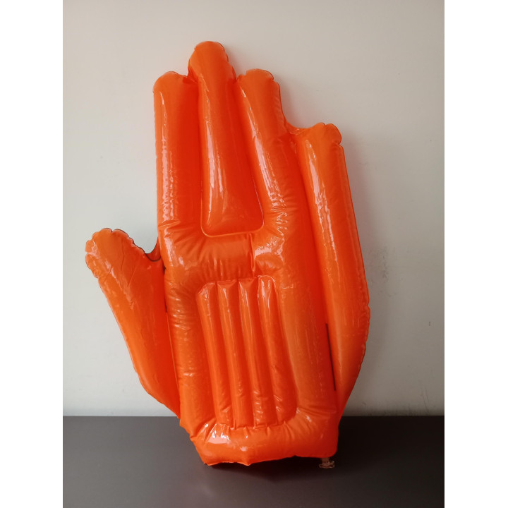 Opblaasbare Nederland Supporter Hand XXL | Oranje