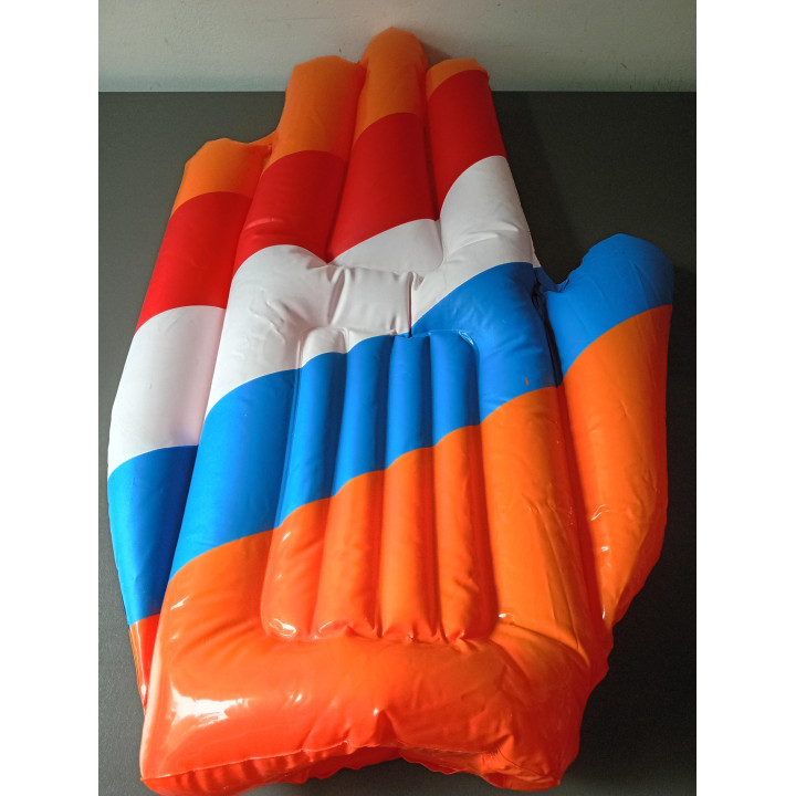 Opblaasbare Nederland Supporter Hand XXL | Oranje