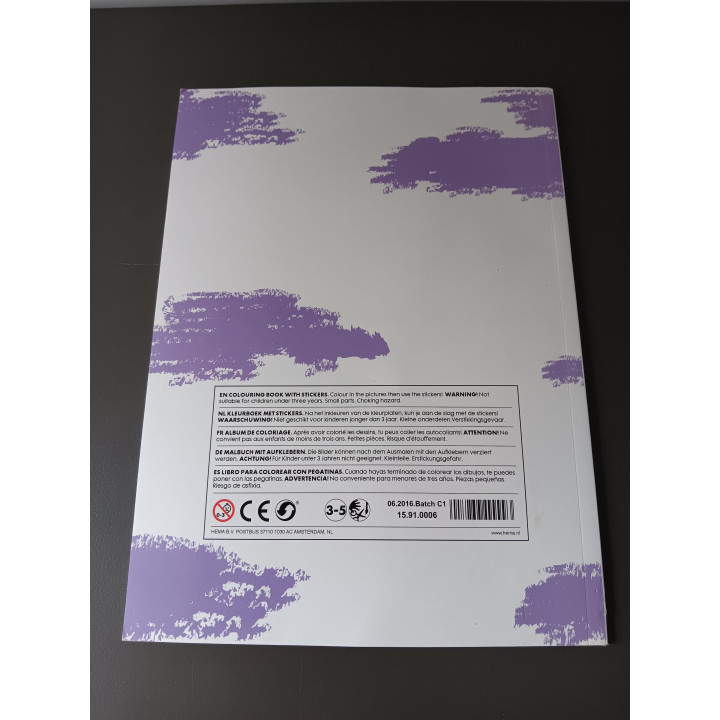 HEMA kleurboek met fotostickers dieren 3 tot 5 jaar