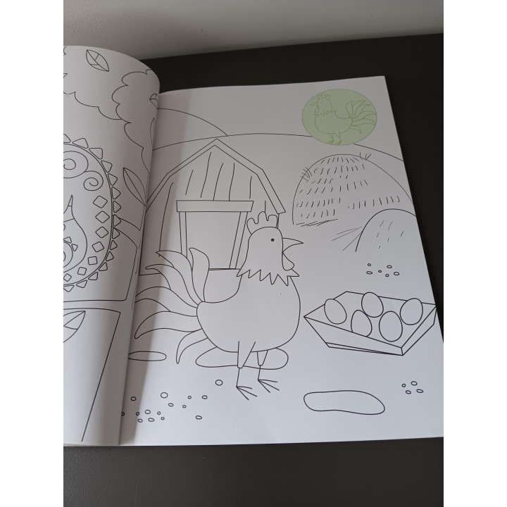 HEMA kleurboek met stickers dieren | 3-5 jaar | Angelique’s Kringloop