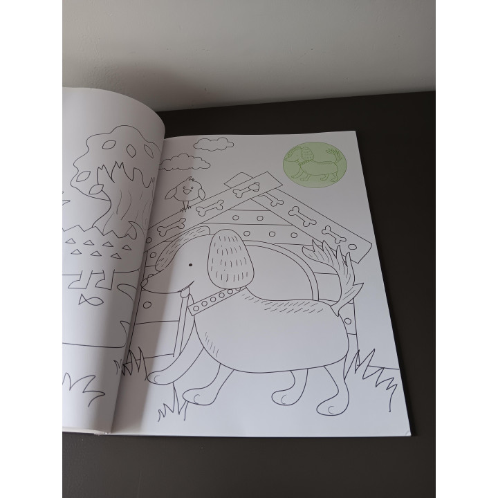 HEMA kleurboek met stickers dieren | 3-5 jaar | Angelique’s Kringloop