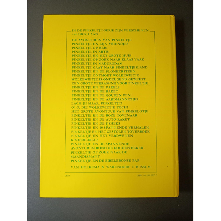 Pinkeltje in Madurodam - Dick Laan hardcover boek