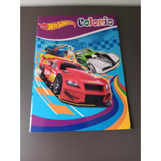 Hot Wheels kleurboek met raceauto's