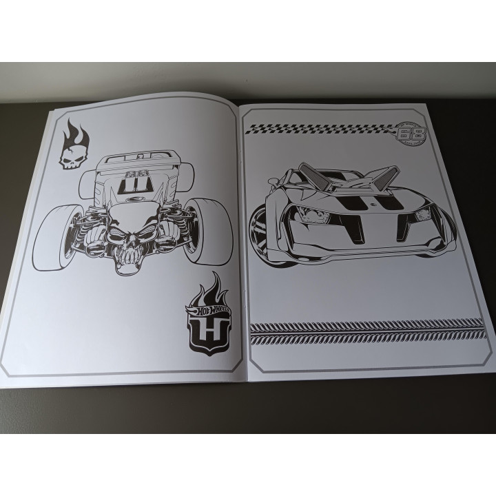 Hot Wheels Kleurboek - Grote Auto-Illustraties
