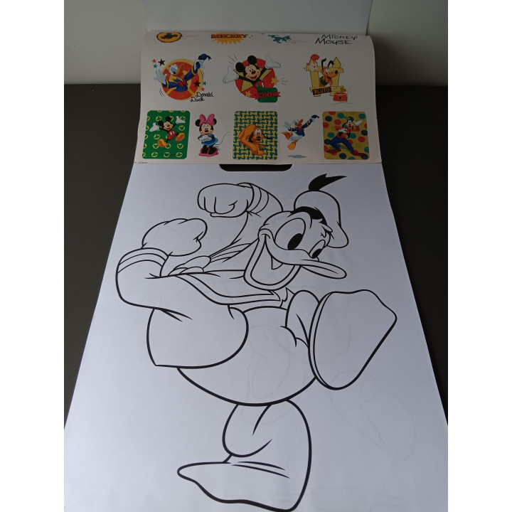 Groot Disney kleurboek met Mickey en vrienden