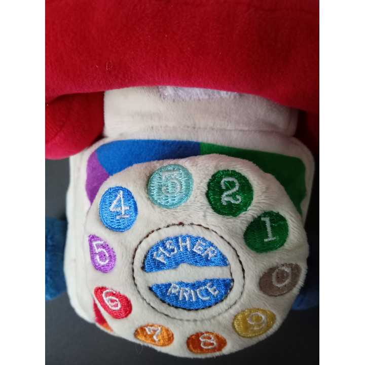 Handbeschilderde Decoratieve Schaal Blauw Ovaal