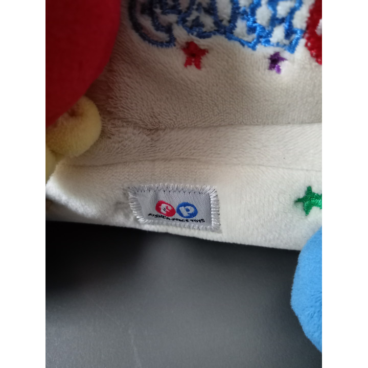 Handbeschilderde Decoratieve Schaal Blauw Ovaal