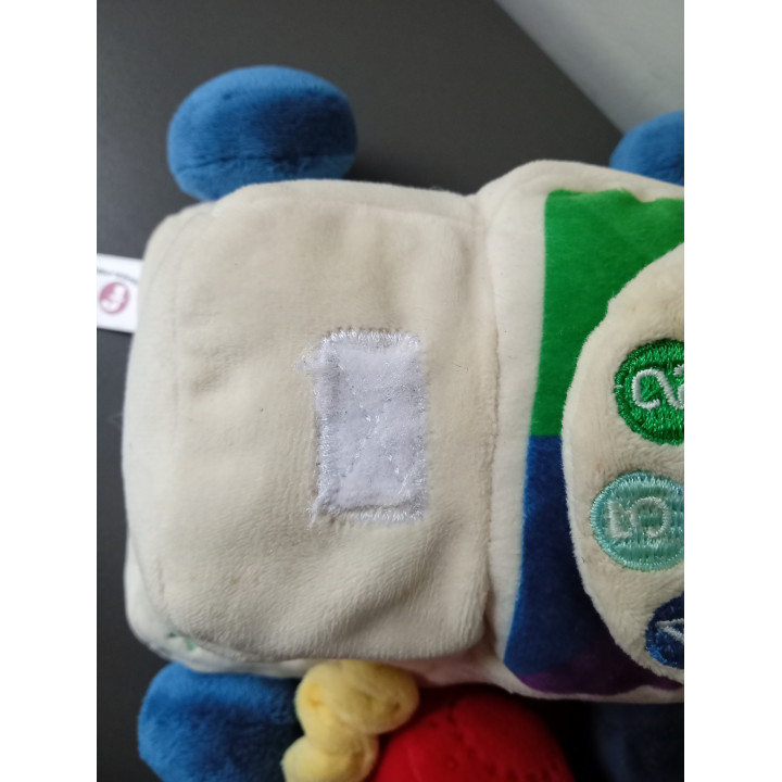 Handbeschilderde Decoratieve Schaal Blauw Ovaal