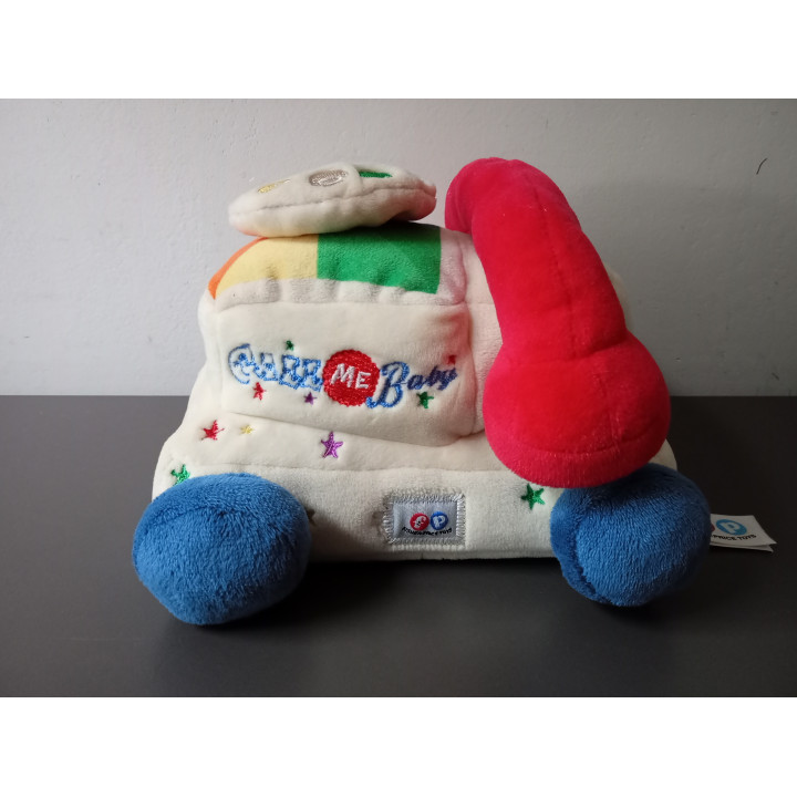 Handbeschilderde Decoratieve Schaal Blauw Ovaal