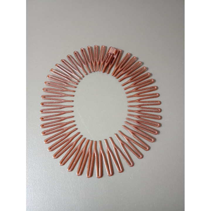 Kamdiadeem Zigzag Bruin | Flexibele Haarband