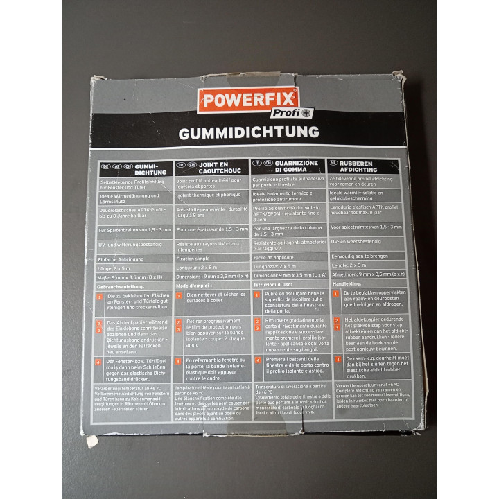 Powerfix Profi Tochtstrip Bruin | Zelfklevend