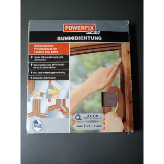 Powerfix Profi Tochtstrip Bruin | Zelfklevend