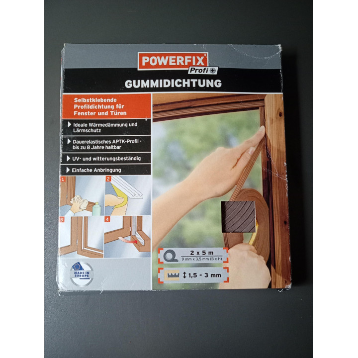 Powerfix Profi Tochtstrip Bruin | Zelfklevend