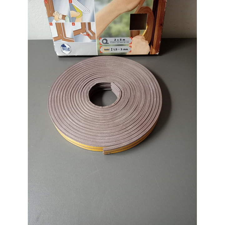 Powerfix Profi Tochtstrip Bruin | Zelfklevend