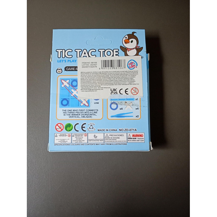 Tic Tac Toe Mini Reisspel 2-4 Spelers