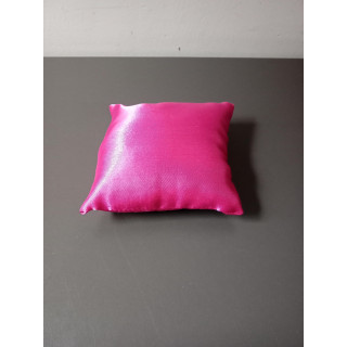 Roze Satijnen Sierkussen Mini