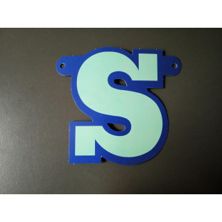 Kartonnen Letter S voor Slinger