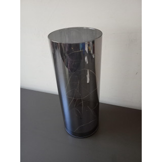LED Sfeerlamp Vaas Rookglas met Warm Witte Lichtjes