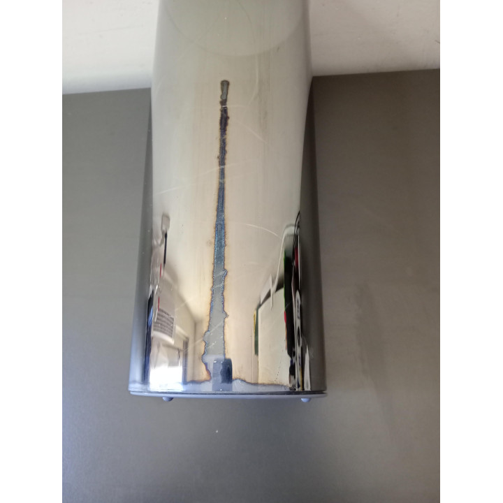 LED Sfeerlamp Vaas Rookglas met Warm Witte Lichtjes
