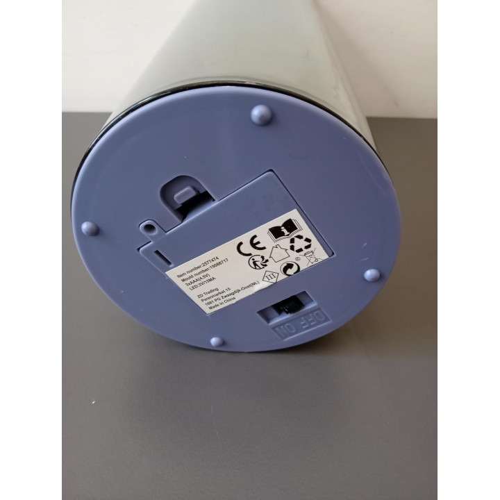 LED Sfeerlamp Vaas Rookglas met Warm Witte Lichtjes