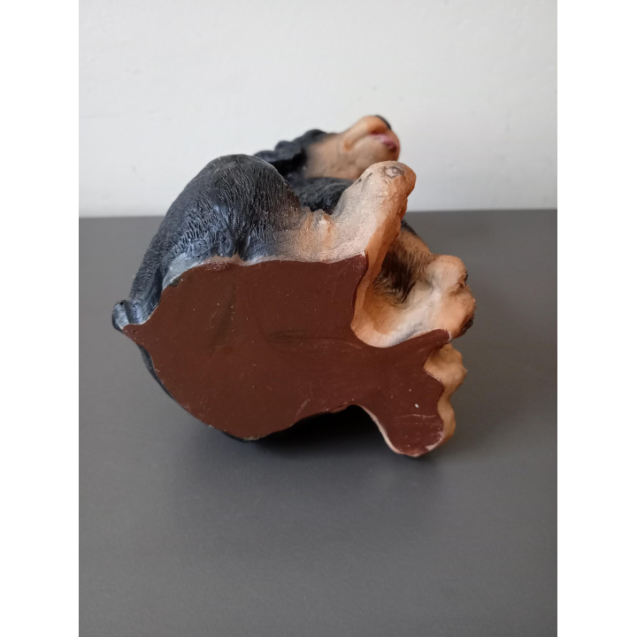 Rottweiler Puppy Beeldje van Hard Kunststof