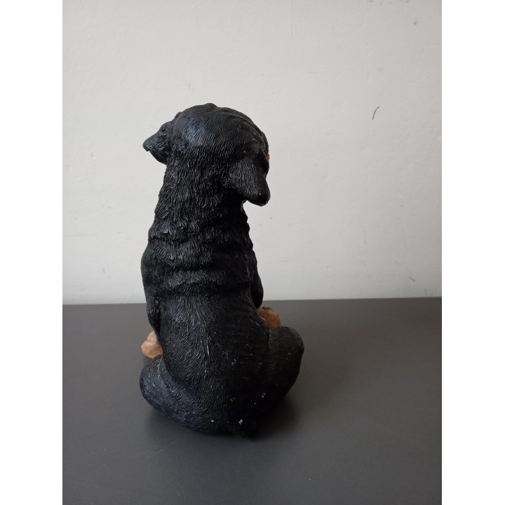 Rottweiler Puppy Beeldje van Hard Kunststof
