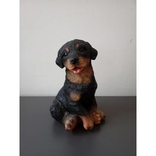Rottweiler Puppy Beeldje van Hard Kunststof