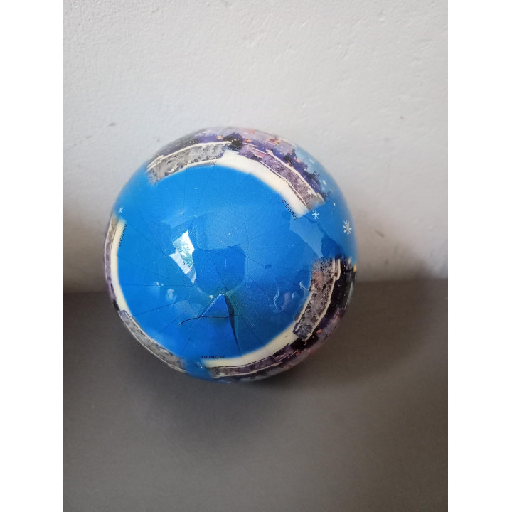 Disney Kerstbal Sleeping Beauty Castle Blauw