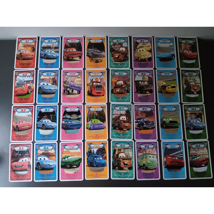Disney Cars Kwartetspel - Compleet