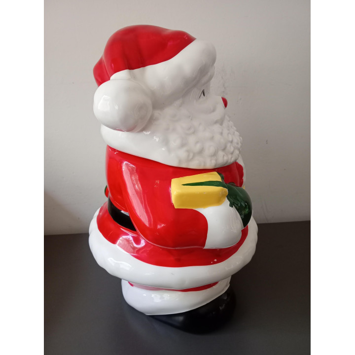 Keramische Kerstkoekpot Kerstman