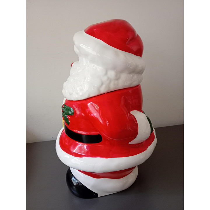 Keramische Kerstkoekpot Kerstman