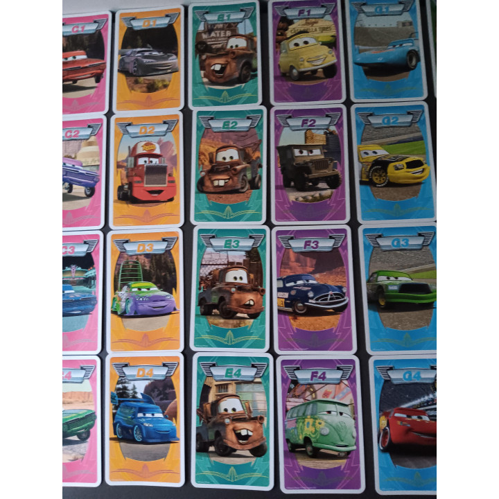 Disney Cars Kwartetspel - Compleet