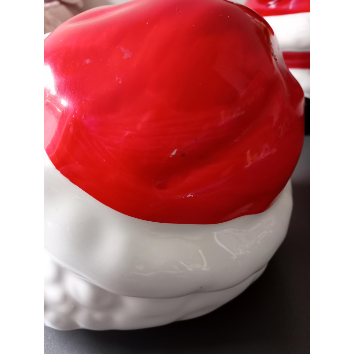 Keramische Kerstkoekpot Kerstman