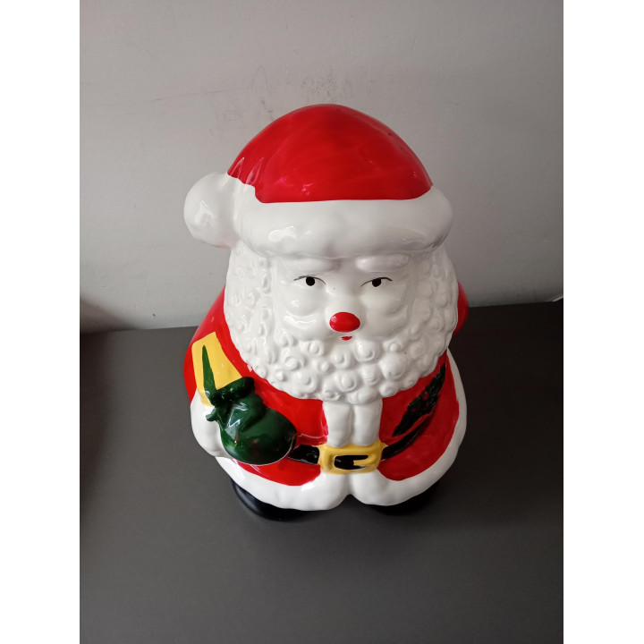 Keramische Kerstkoekpot Kerstman