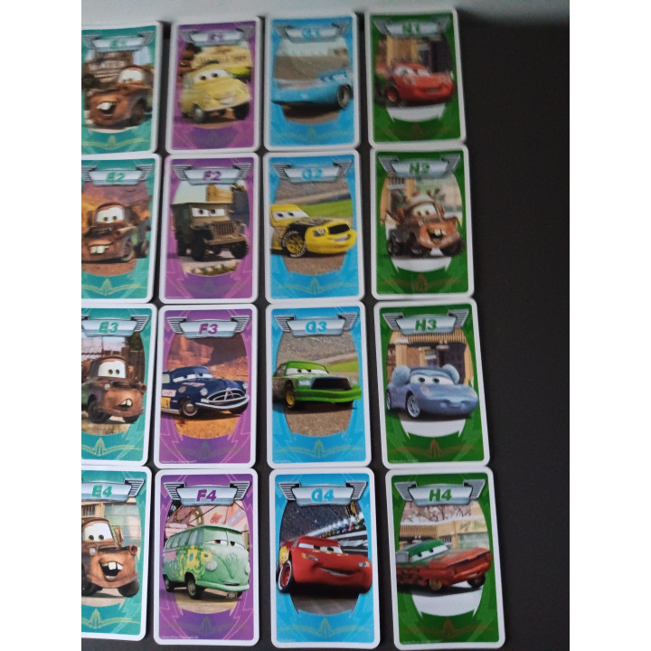 Disney Cars Kwartetspel - Compleet