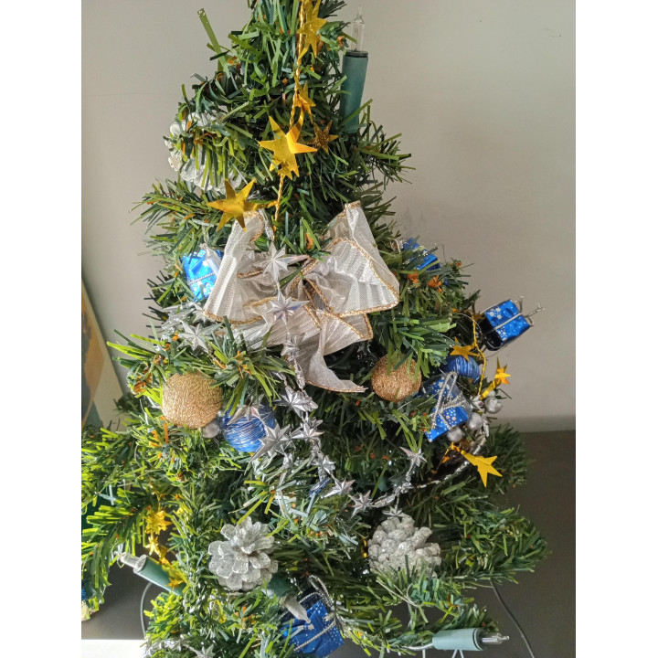 Gedecoreerde Kerstboom met Verlichting 58 cm