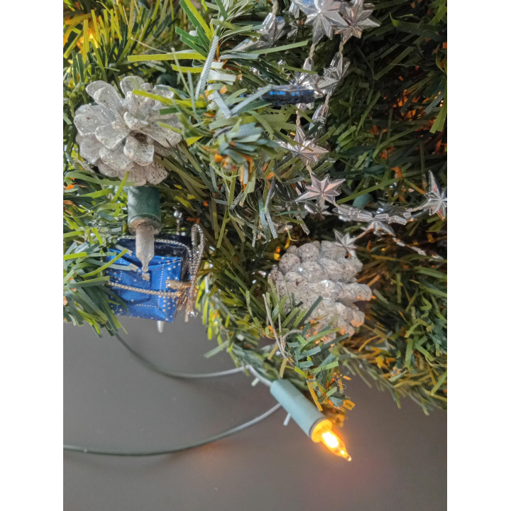 Gedecoreerde Kerstboom met Verlichting 58 cm